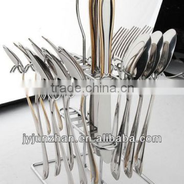 Cutlery 24 in Iron shelf with low price and factory sell directly Junzhan