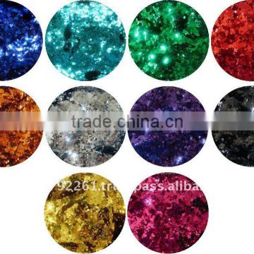 Glitter hexagon 0.094" - 10 colors