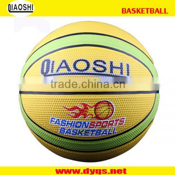 Rubber QIAOSHI basketball add own logo