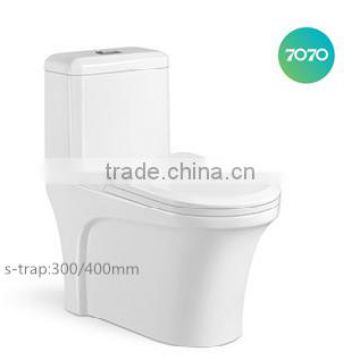 chao zhou Siphonic one piece S-trap bathroom toilet 2915