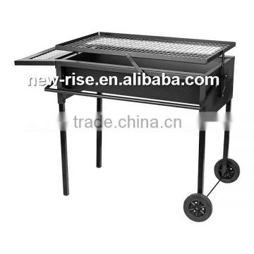 Charcoal Barri Wagon BBQ Barbecue Grill Height Adjustable