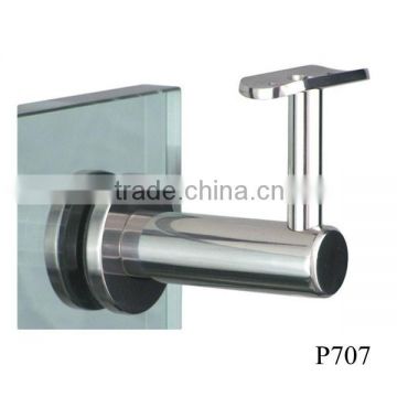 China manufacturer balcony glass mount top handrail bracket flexible