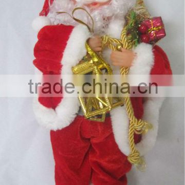 Classical Hot Sell Christmas Santa Claus with Gifts on Hands