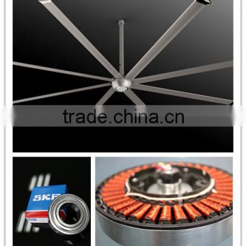 Shanghai Kale fan 14FT/4.2M Silence Gearless Electricity magnetic Power low watt silent fan
