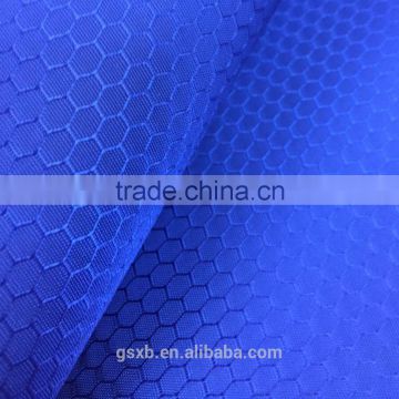 PVC/PU coated polyester honeycomb fabric for bag