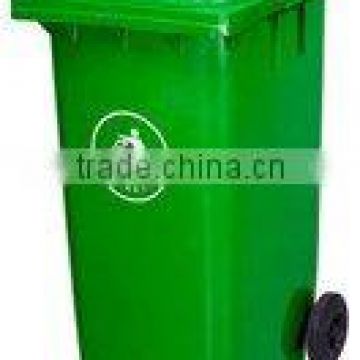 HDPE outdoor garbage can with wheels