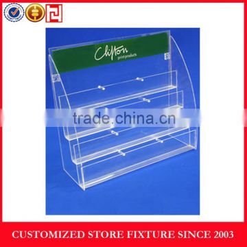Wholesale customized acrylic display stand for gift card
