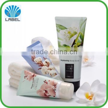 Adhesive waterproof labels and stickers,custom cosmetics label sticker printing with free sample