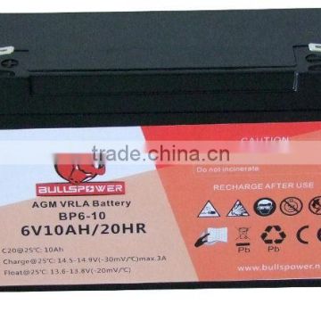 2014 Hot Selling 6V VRLA BP6-1 UPS Battery Lead Acid Battery