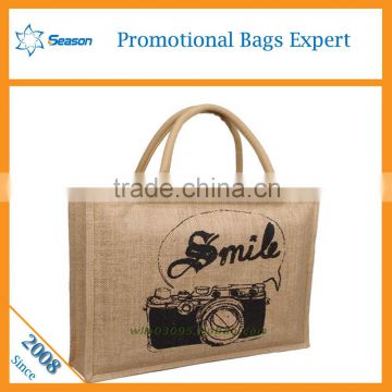 Wholesale picture of jute bag promotion jute bag jute tote bag