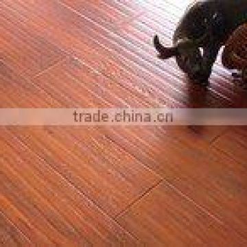 ac4 hdf manufacturer China antique looking surface laminate flooring