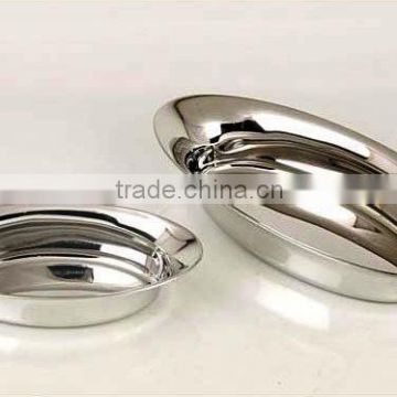 Stainless Steel Deep Oval Bowl