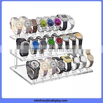 Cost price hotsell acrylic lockable watch display