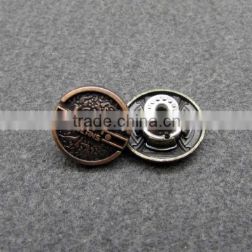20mm Cheap copper plated alloy button for garment