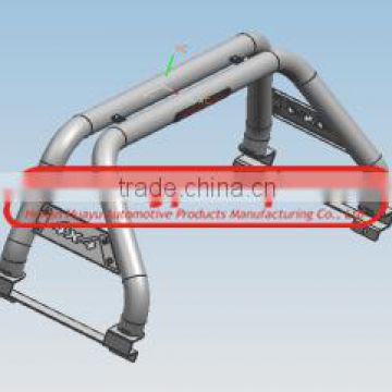 Luxious Stainless Steel Roll Bar with light for 2008 NAVARA