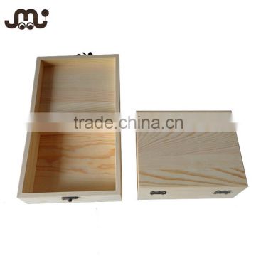 High quality unfinished wood shirt box,custom wood cloth box