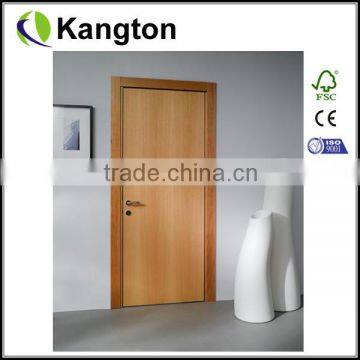 interior flat solid wood door