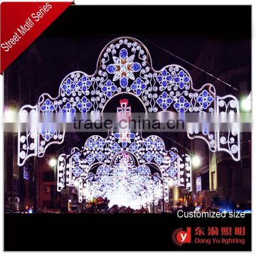 christmas product 2D motif hanging light outfit stree building decoration light