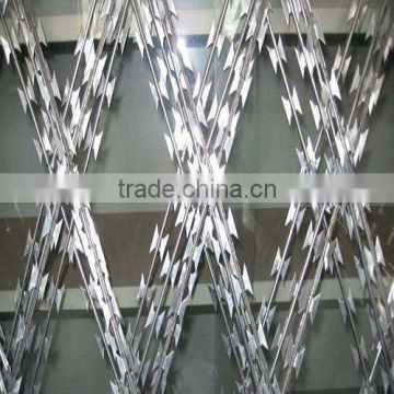 Stainless Steel Concertina Razor Barbed Wire Fence Mesh
