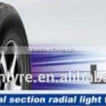 radial light truck tire 205R15C white Linglong LMC8