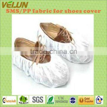 White 30g PP/ SMS fabric for shoes cover (WJ-AL-0037)