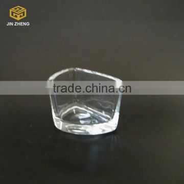 Triangle candlesticks glass design, triangle glass candle holder