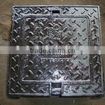 Solid Top Cast Iron Manhole Cover & Frame