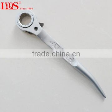 Scaffolding Wrench Podger End CRV Forged Ratcheting Spanners 19/22mm