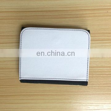 sublimationheat transfer PU material blank small wallet