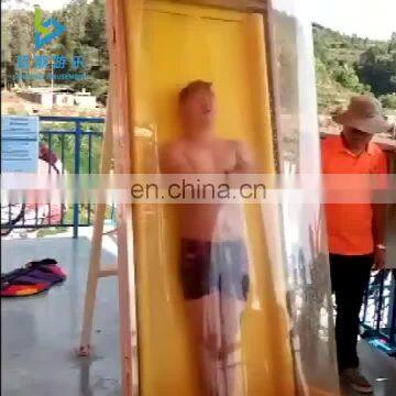 Transparent Fiberglass Slide For Resort  Large Water Tube for Water Park Loop Slide In Water Parks