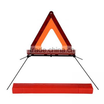 Modern antique folding reflective warning triangle