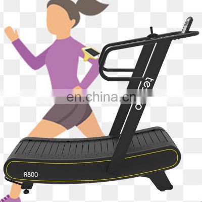 with easy transport  gym sets for home and commercial use best sale Fitness Health running machine curved treadmill & air runner