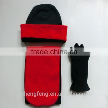 2016 New Three-piece hat scarf and gloves