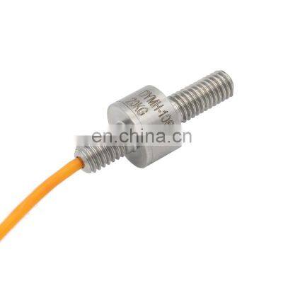 Miniature tension and pressure load cell sensor with center screw
