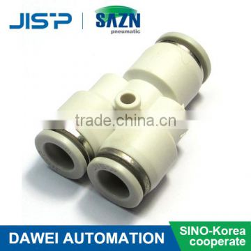 one touch tube fitting three way push in tube fittings