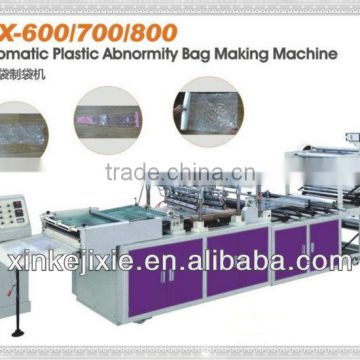 Factory Supplier Good Quality Fully Automatic Plastic Abnormity bags/Flower Bags/Punching Hole Plastic Bags Making Machine