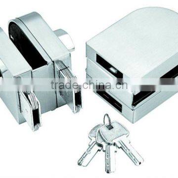 Toughness glass door lock