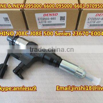 DENSO Genuine Common rail injector 095000-6600 095000-6601 095000-6603 for HINO J08C J08E 500 Series 23670-E0040