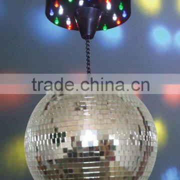 Sound control mirror ball party stage RGB led spinning disco ball
