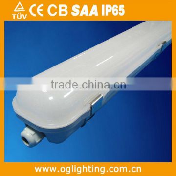 CE CB DLC ETL IP65 anti corrosive LED batten fitting