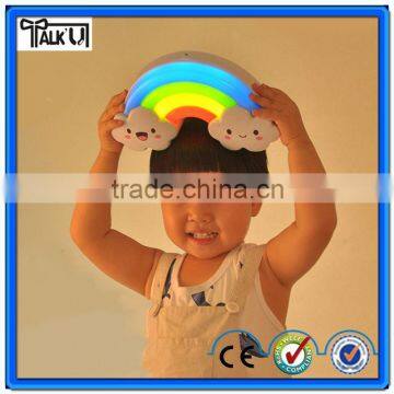 Wireless table lamp for kids of rainbow shape