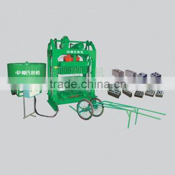 China low cost hand operation concrete cement commandshift brick machine LS4-25