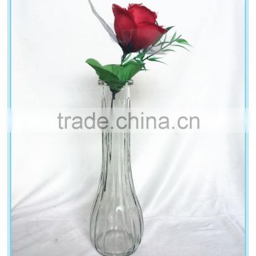 2016 Home decor clear glass vase for wedding decoration