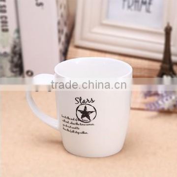 Barrel 12oz Ceramic cute couple high quality porcelain mug