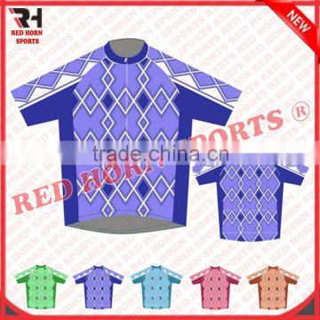 Breathable Short Sleeves Cycling Jersey with Custom Design and Logo