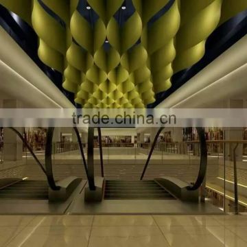 Top design irregular shape aluminum veneer abroad interior decoration