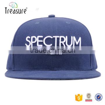 custom your own 3d puff embroidery logo cotton snapback caps