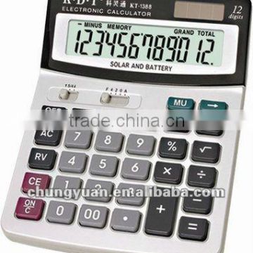gift electronic calculator Metal panel KT-1388