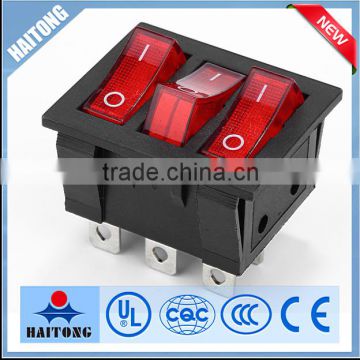 new products 250V 6 pin micro switch rocker switches with led