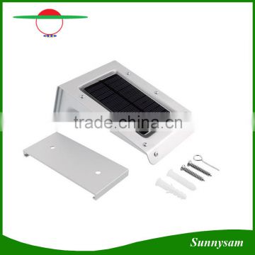 Infrared Motion Sensor Control LED Lighting 20 LEDs Solar Panel Power Wall Light Outdoor Garden Lamp